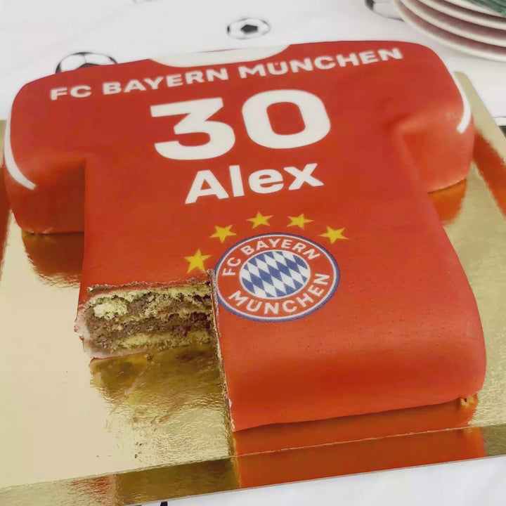 FC Bayern München Voetbalshirt-taart