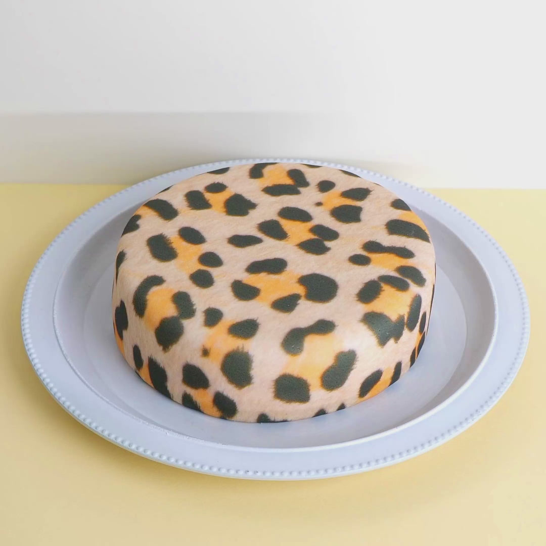 panter print taart 