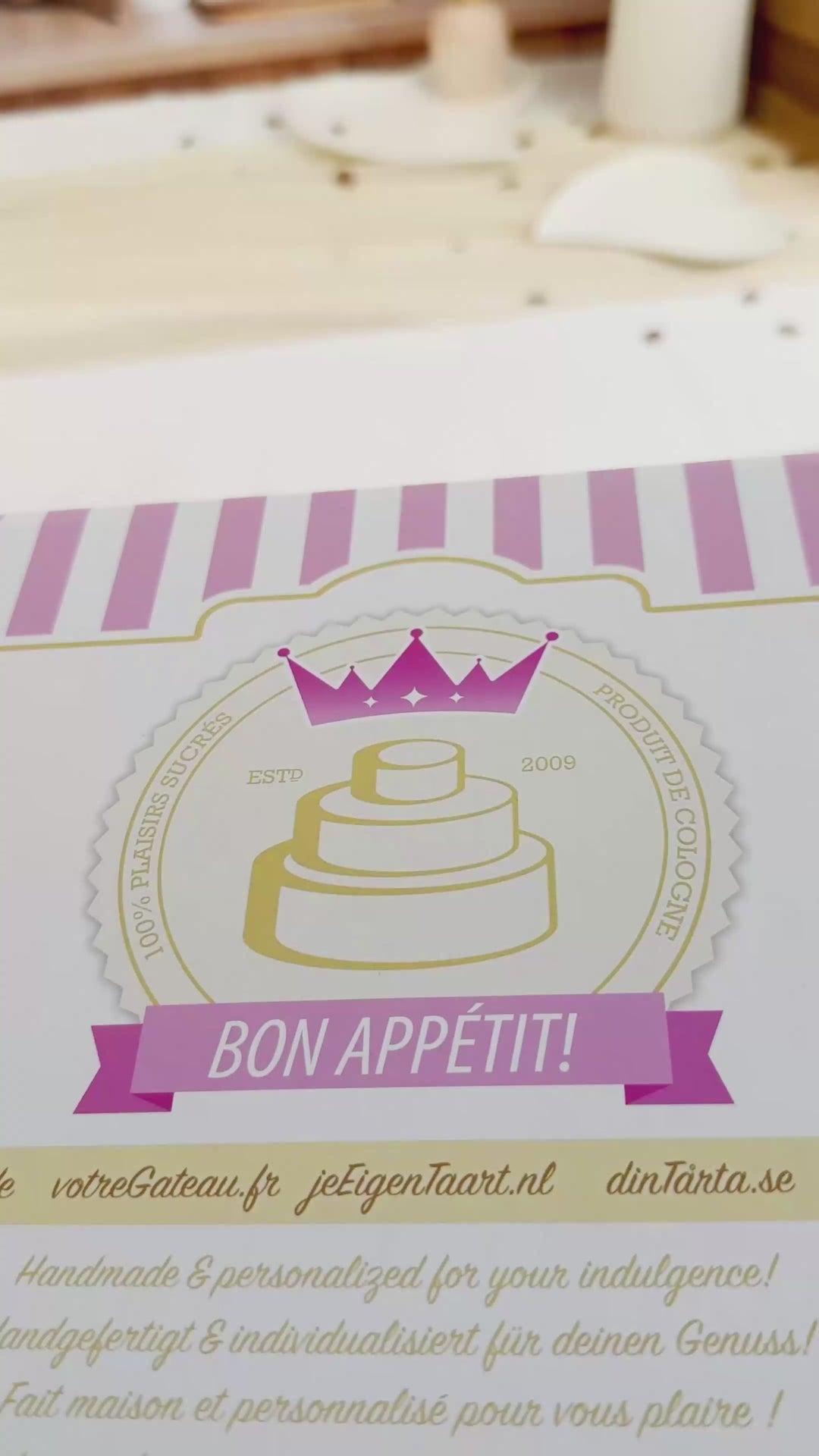 Foto koekjes, rond (12 stuks)