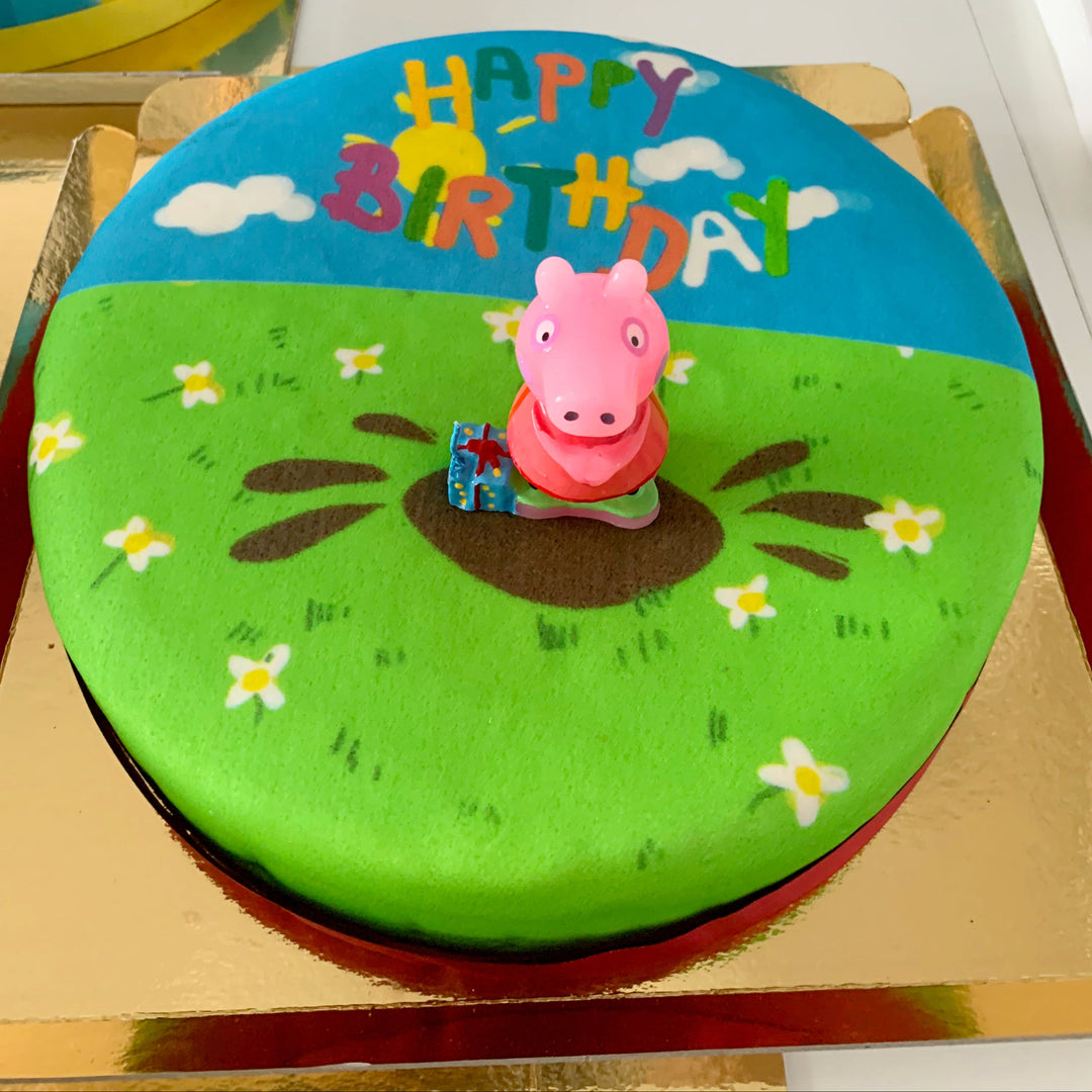 Peppa Pig® op verjaardagstaart 