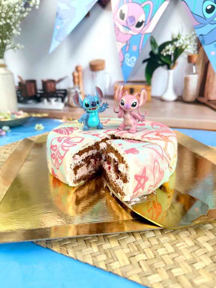 Angel & Stitch® op taart