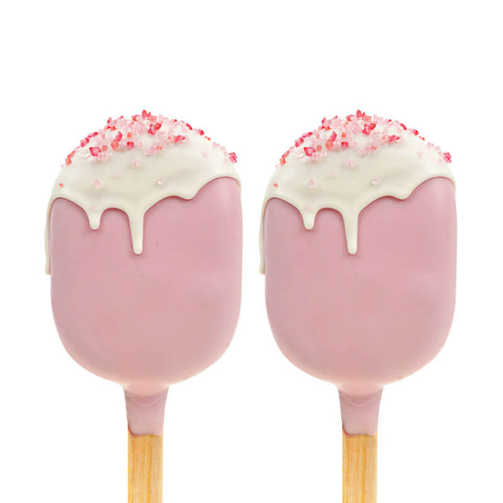 Valentijnsdag Cake-Pop ijsje Roze (10 Stuks)