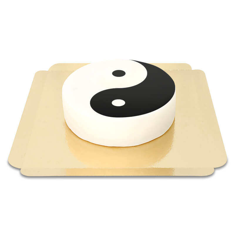 Yin en yang taart