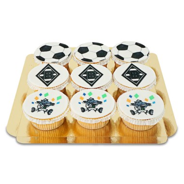 Borussia Mönchengladbach Cupcakes Mix (9 stuks)